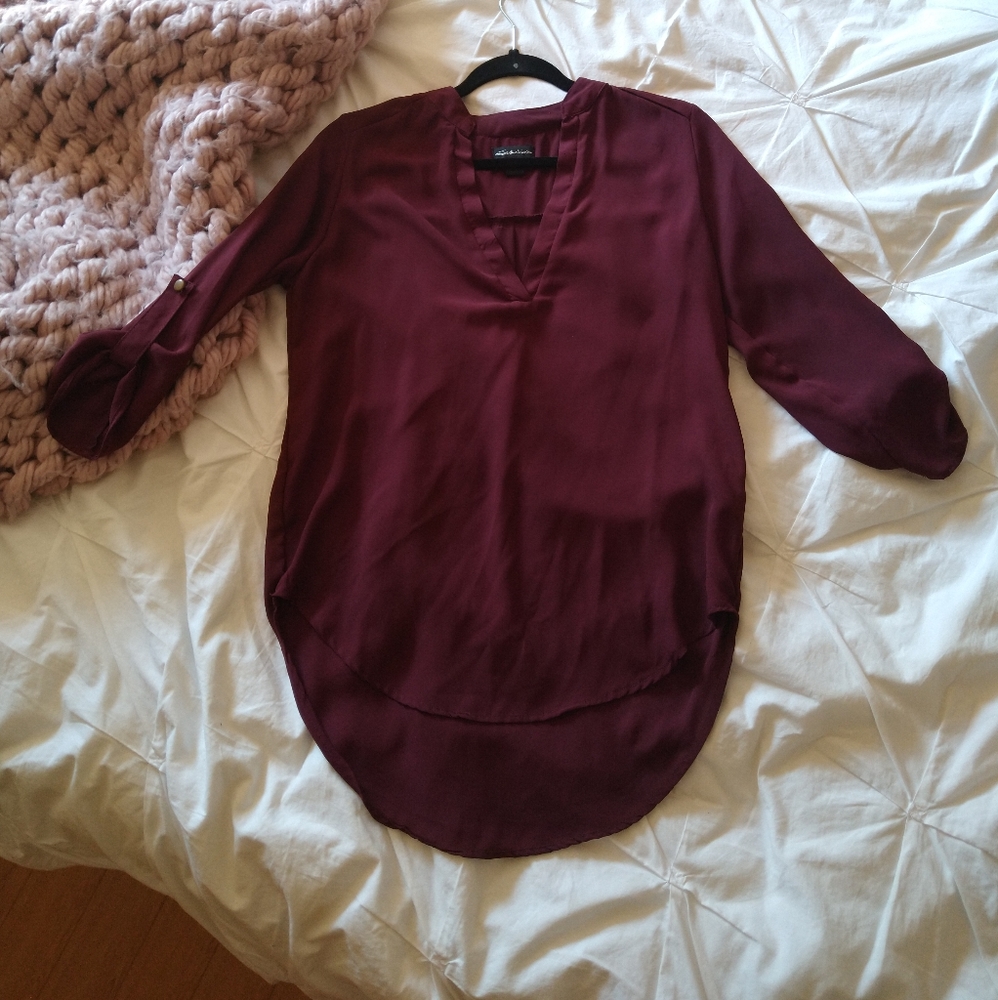 Red blouse